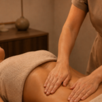 Massage ventre, massage drainant ventre ou amincissant, remodelant